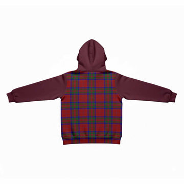 MacGillivray (McGillivray) Tartan Accent Kid Hoodie with Family Crest