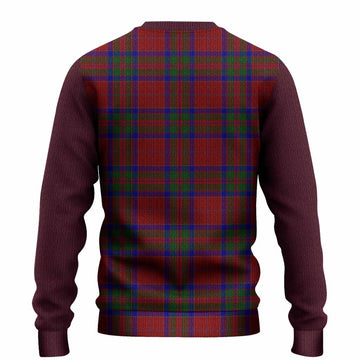 MacGillivray (McGillivray) Tartan Accent Knitted Sweater with Family Crest