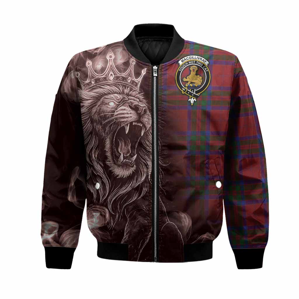 MacGillivray (McGillivray) Tartan Bomber Jacket Roaring Lion Heritage