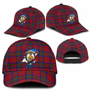 MacGillivray (McGillivray) Tartan Classic Cap with Family Crest In Me Style