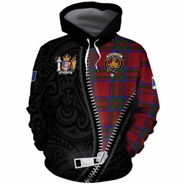 MacGillivray (McGillivray) Tartan Cotton Hoodie New Zealand Pattern Unique Zipper Stylized