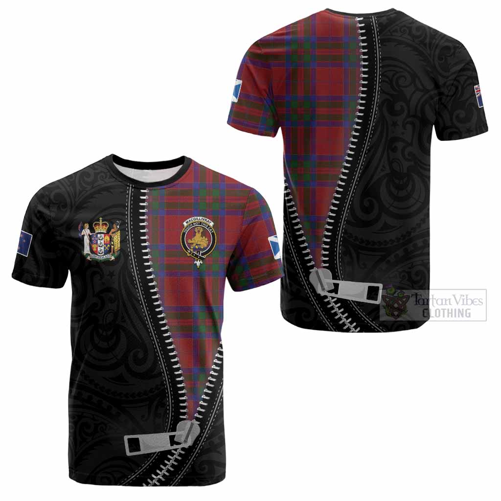 MacGillivray (McGillivray) Tartan Cotton T-shirt New Zealand Pattern Unique Zipper Stylized