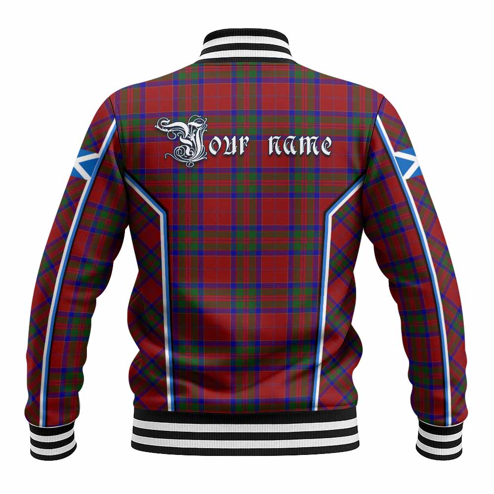 MacGillivray (McGillivray) Tartan Crest Baseball Jacket Scotland Coat of Arm Flag Style - Tartan Vibes Clothing
