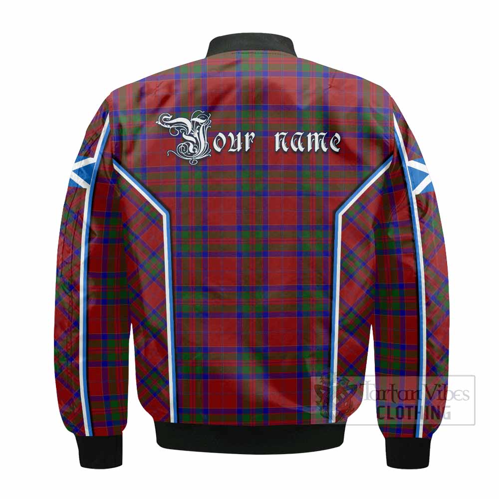 MacGillivray (McGillivray) Tartan Crest Bomber Jacket Scotland Coat of Arm Flag Style - Tartan Vibes Clothing