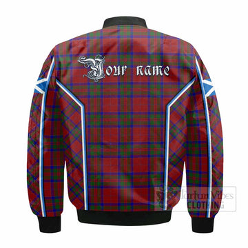 MacGillivray (McGillivray) Tartan Crest Bomber Jacket Scotland Coat of Arm Flag Style