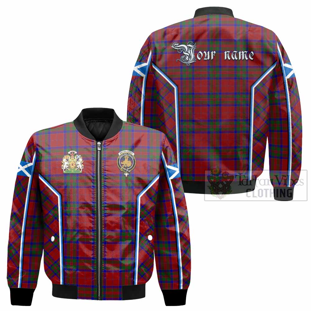 MacGillivray (McGillivray) Tartan Crest Bomber Jacket Scotland Coat of Arm Flag Style - Tartan Vibes Clothing