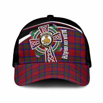 MacGillivray (McGillivray) Tartan Crest Classic Cap Scottish Thistle Celtic Cross Alba Gu Brath
