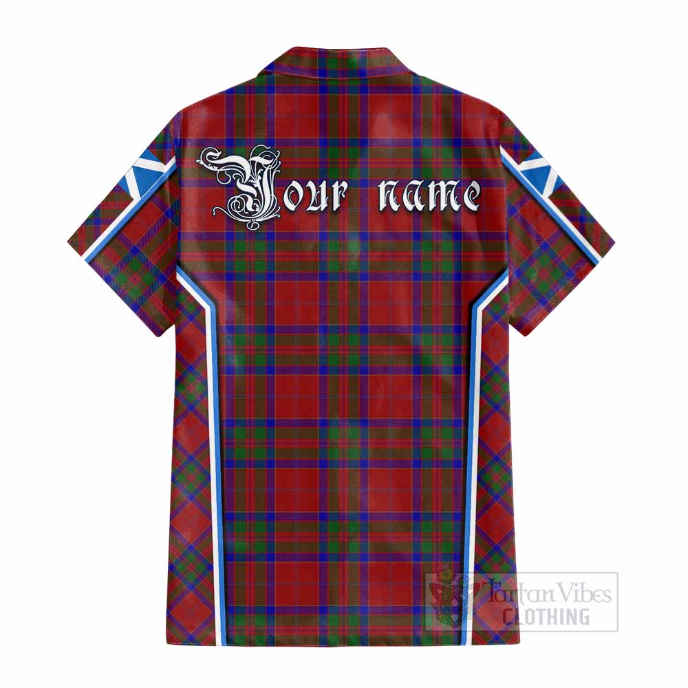 MacGillivray (McGillivray) Tartan Crest Cotton Hawaiian Shirt Scotland Coat of Arm Flag Style - Tartan Vibes Clothing