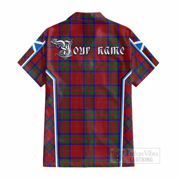 MacGillivray (McGillivray) Tartan Crest Cotton Hawaiian Shirt Scotland Coat of Arm Flag Style - Tartan Vibes Clothing