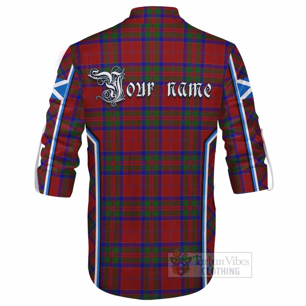 MacGillivray (McGillivray) Tartan Crest Ghillie Kilt Shirt Scotland Coat of Arm Flag Style - Tartan Vibes Clothing