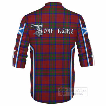 MacGillivray (McGillivray) Tartan Crest Ghillie Kilt Shirt Scotland Coat of Arm Flag Style