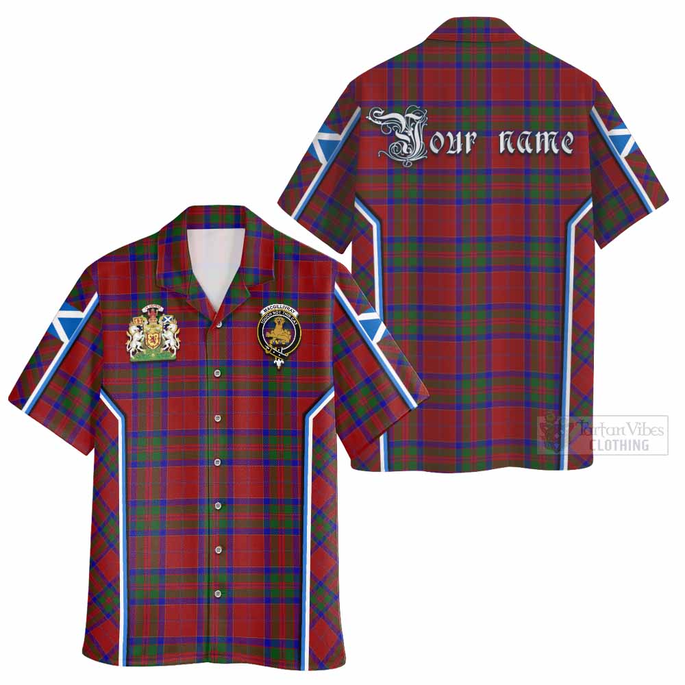 MacGillivray (McGillivray) Tartan Crest Hawaiian Shirt Scotland Coat of Arm Flag Style - Tartan Vibes Clothing
