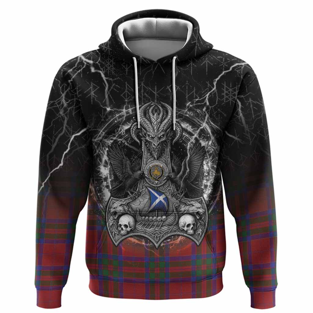 MacGillivray (McGillivray) Tartan Crest Hoodie Celtic Odin's Raven Legacy