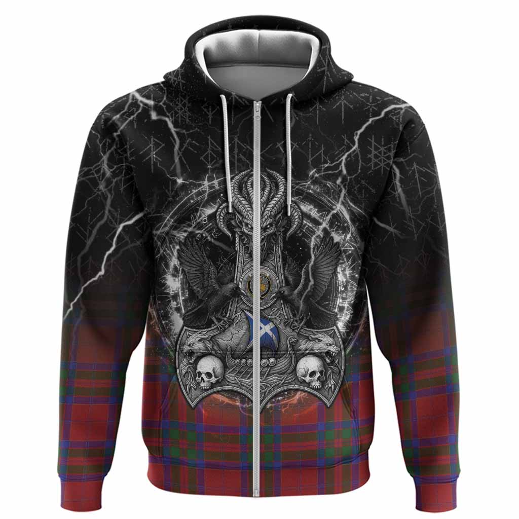 MacGillivray (McGillivray) Tartan Crest Hoodie Celtic Odin's Raven Legacy