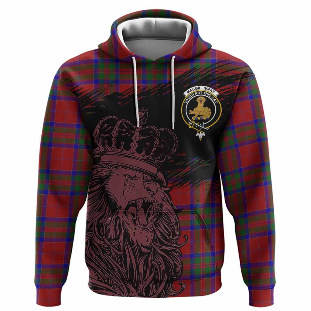 MacGillivray (McGillivray) Tartan Crest Hoodie Crowned Lion Heritage Style
