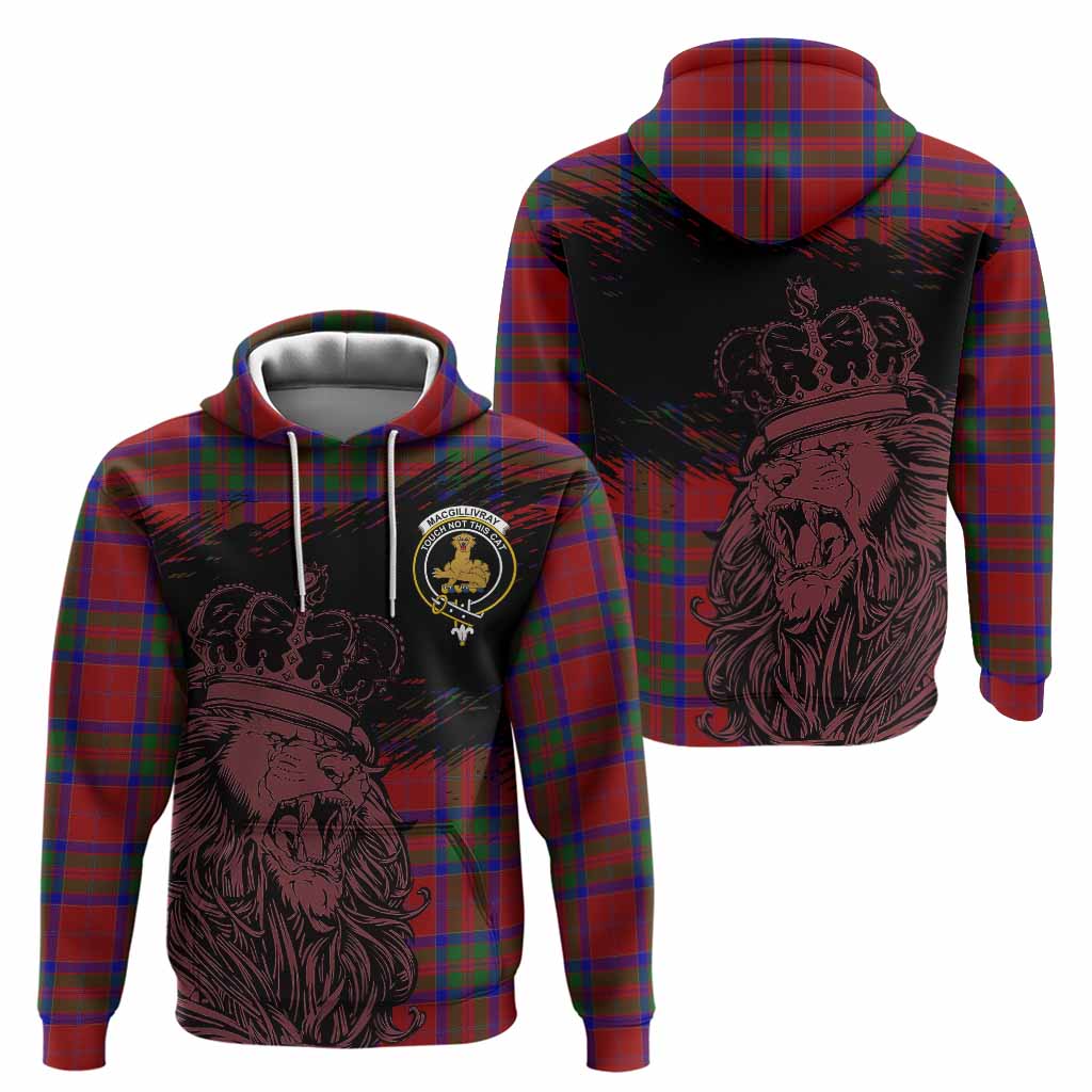 MacGillivray (McGillivray) Tartan Crest Hoodie Crowned Lion Heritage Style