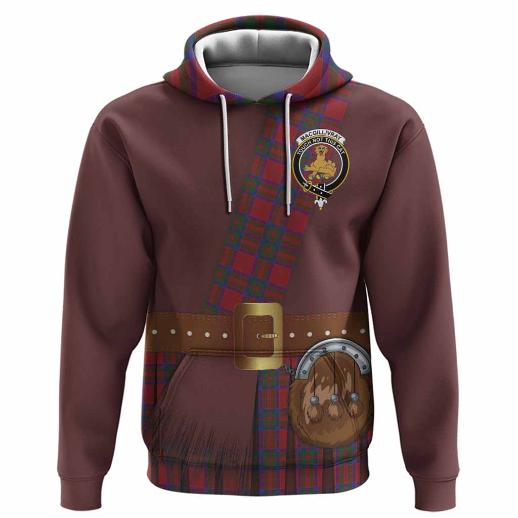 MacGillivray (McGillivray) Tartan Crest Hoodie Kilt Costume Style