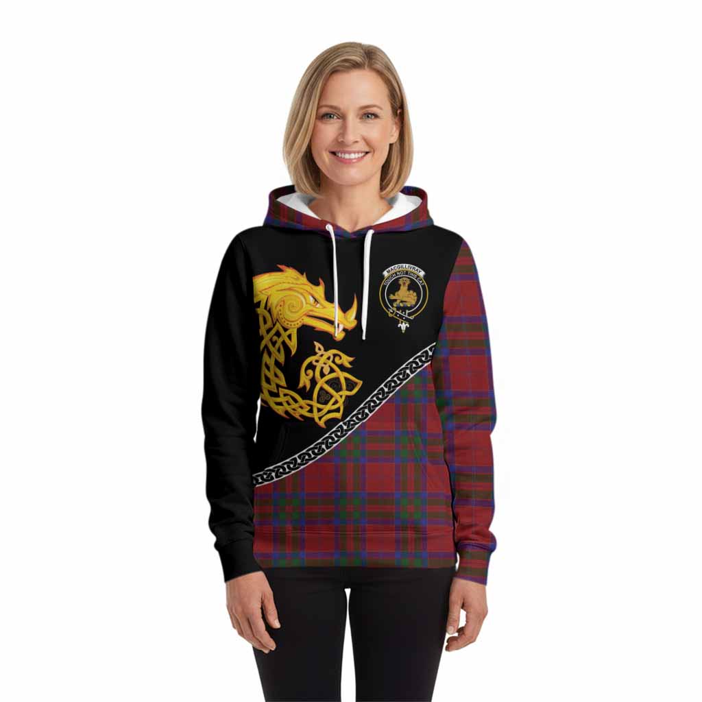 MacGillivray (McGillivray) Tartan Crest Hoodie Legendary Dragon Knot Half Style