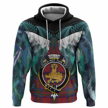 MacGillivray (McGillivray) Tartan Crest Hoodie New Zealand Maori Korowai Cloak