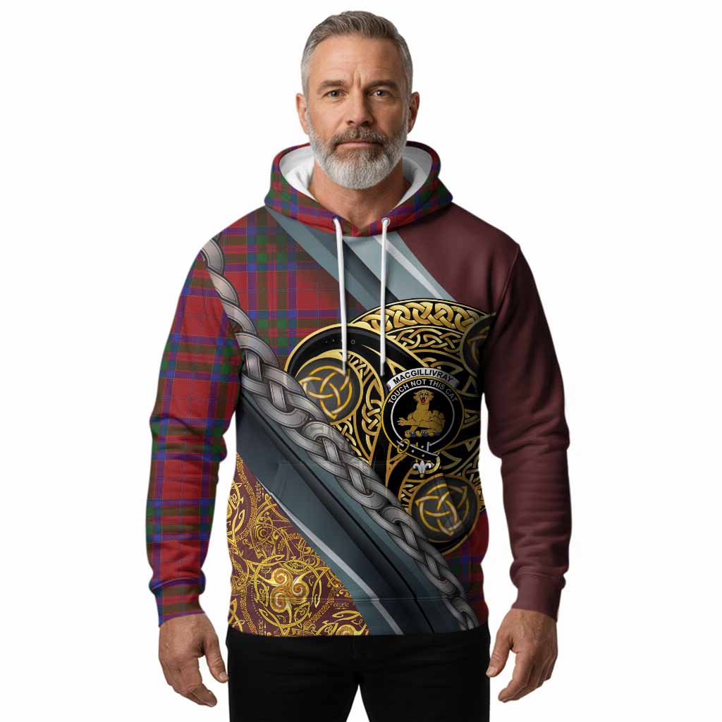 MacGillivray (McGillivray) Tartan Crest Hoodie Scottish Triskele Celtic