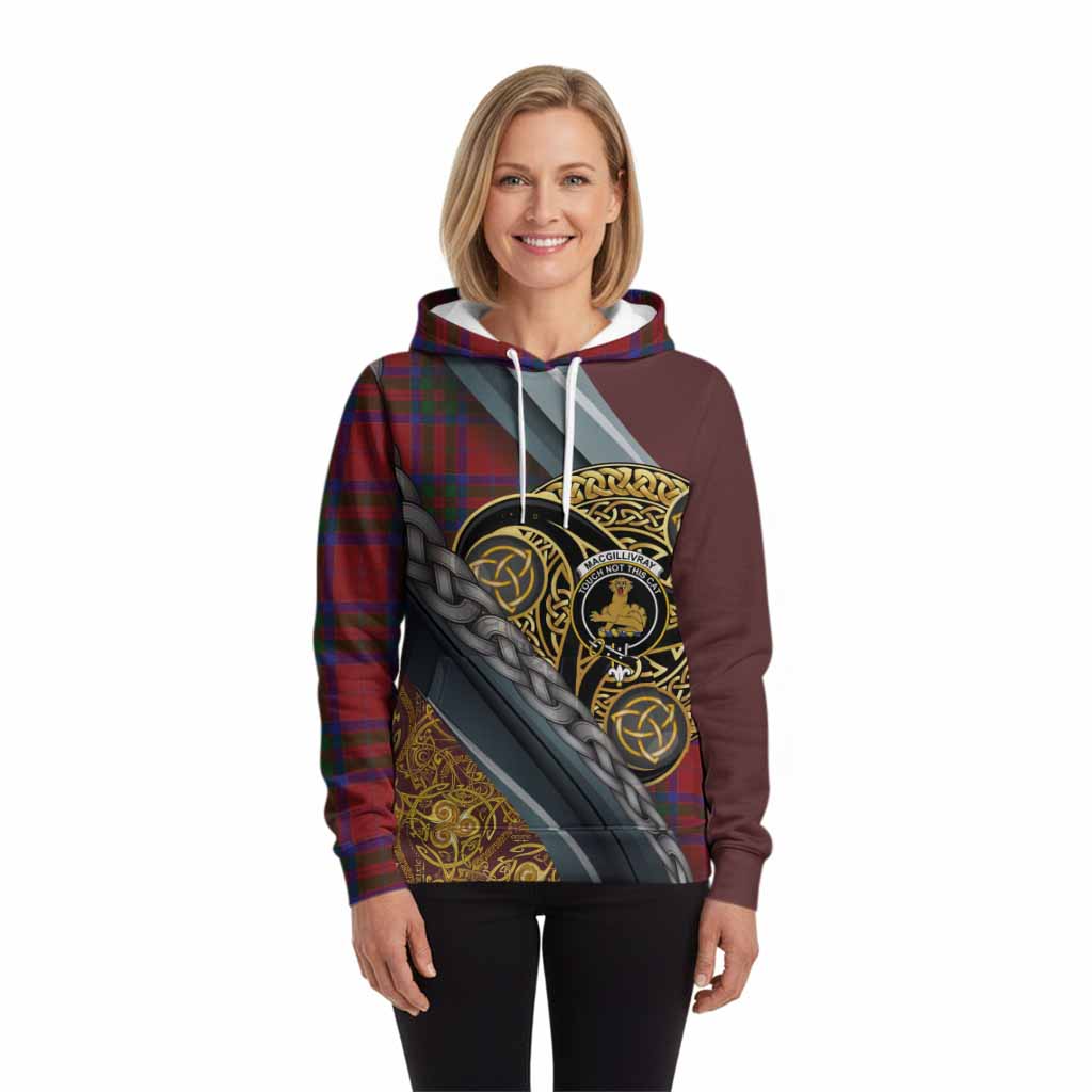 MacGillivray (McGillivray) Tartan Crest Hoodie Scottish Triskele Celtic