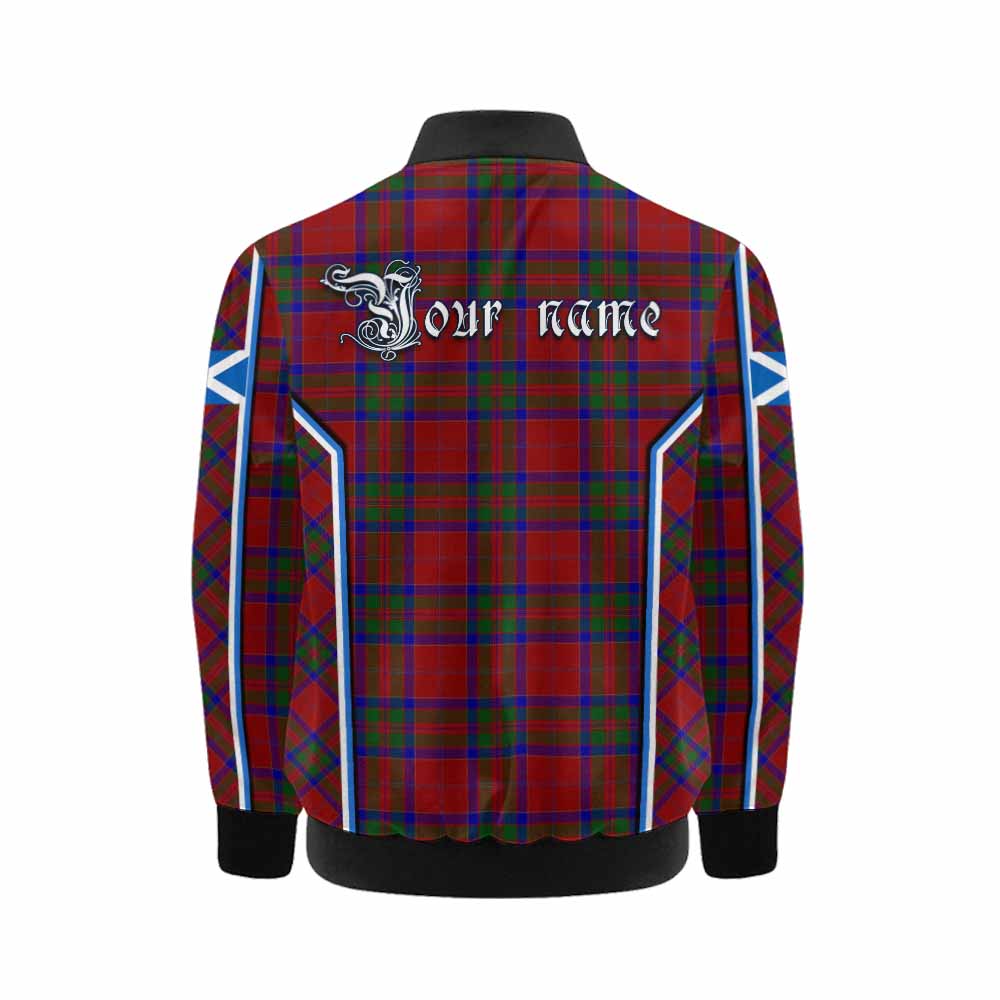 MacGillivray (McGillivray) Tartan Crest Kid Bomber Jacket Scotland Coat of Arm Flag Style - Tartan Vibes Clothing