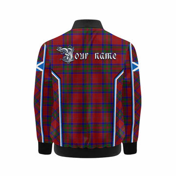 MacGillivray (McGillivray) Tartan Crest Kid Bomber Jacket Scotland Coat of Arm Flag Style