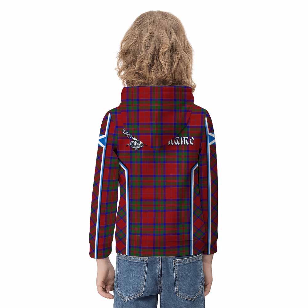 MacGillivray (McGillivray) Tartan Crest Kid Hoodie Scotland Coat of Arm Flag Style - Tartan Vibes Clothing