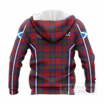 MacGillivray (McGillivray) Tartan Crest Knitted Hoodie Scotland Coat of Arm Flag Style