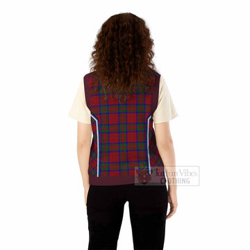 MacGillivray (McGillivray) Tartan Crest Knitted V-Neck Vest Scotland Coat of Arm Flag Style