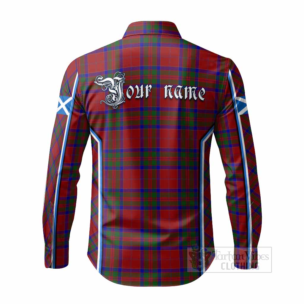 MacGillivray (McGillivray) Tartan Crest Long Sleeve Button Shirts Scotland Coat of Arm Flag Style - Tartan Vibes Clothing