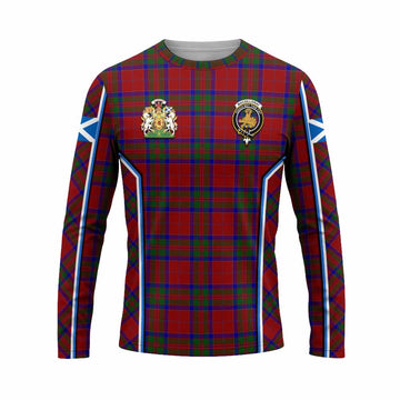 MacGillivray (McGillivray) Tartan Crest Long Sleeve T-Shirt Scotland Coat of Arm Flag Style - Tartan Vibes Clothing
