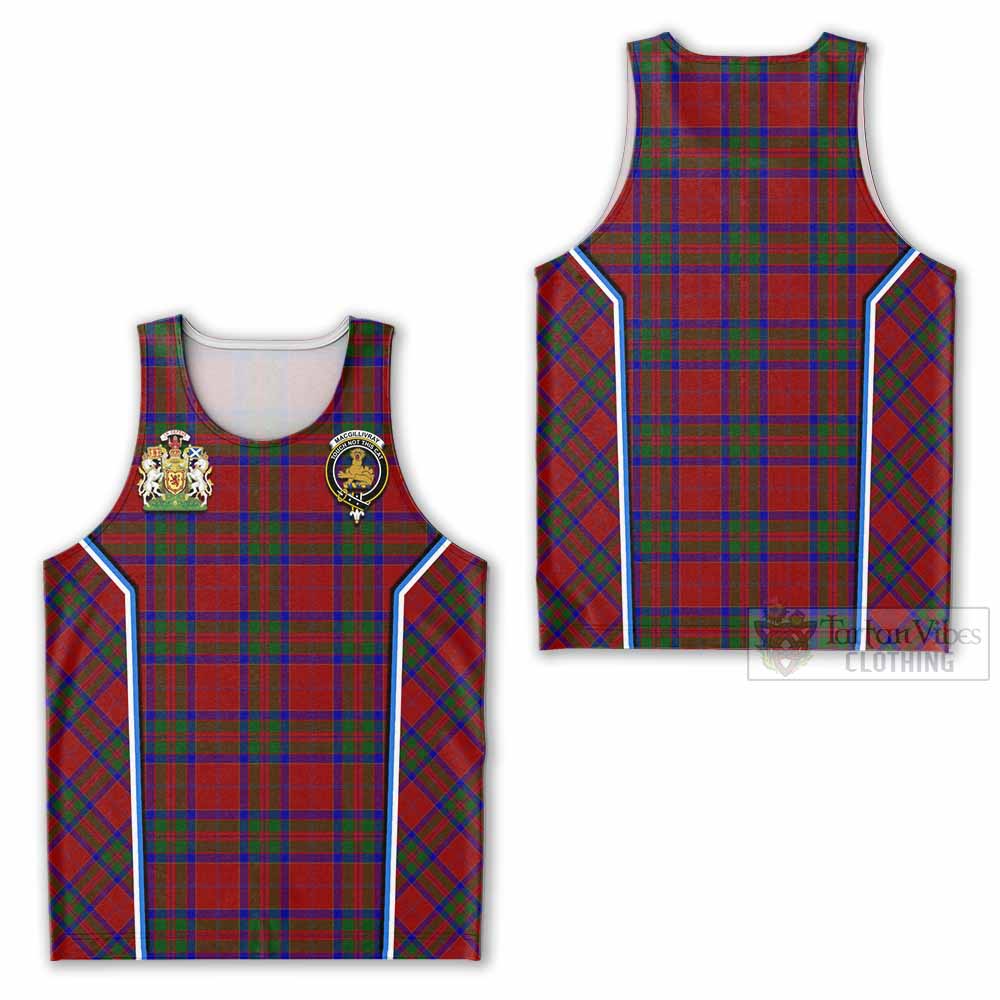 MacGillivray (McGillivray) Tartan Crest Men Tank Top Scotland Coat of Arm Flag Style - Tartan Vibes Clothing