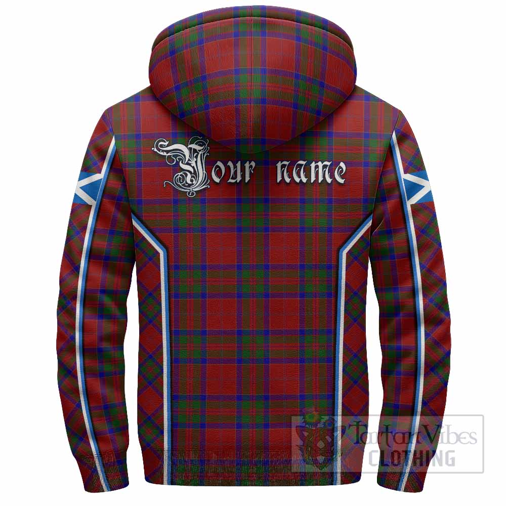 MacGillivray (McGillivray) Tartan Crest Sherpa Hoodie Scotland Coat of Arm Flag Style - Tartan Vibes Clothing