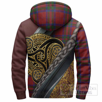 MacGillivray (McGillivray) Tartan Crest Sherpa Hoodie Scottish Triskele Celtic