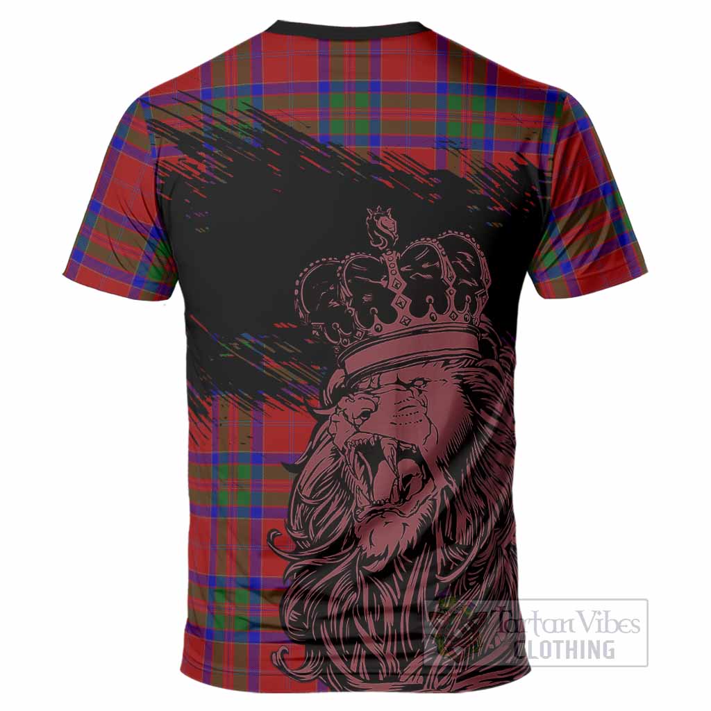 MacGillivray (McGillivray) Tartan Crest T-Shirt Crowned Lion Heritage Style