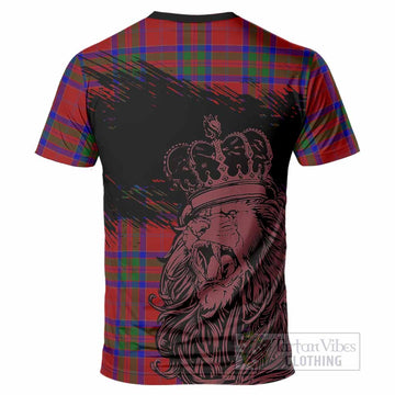 MacGillivray (McGillivray) Tartan Crest T-Shirt Crowned Lion Heritage Style