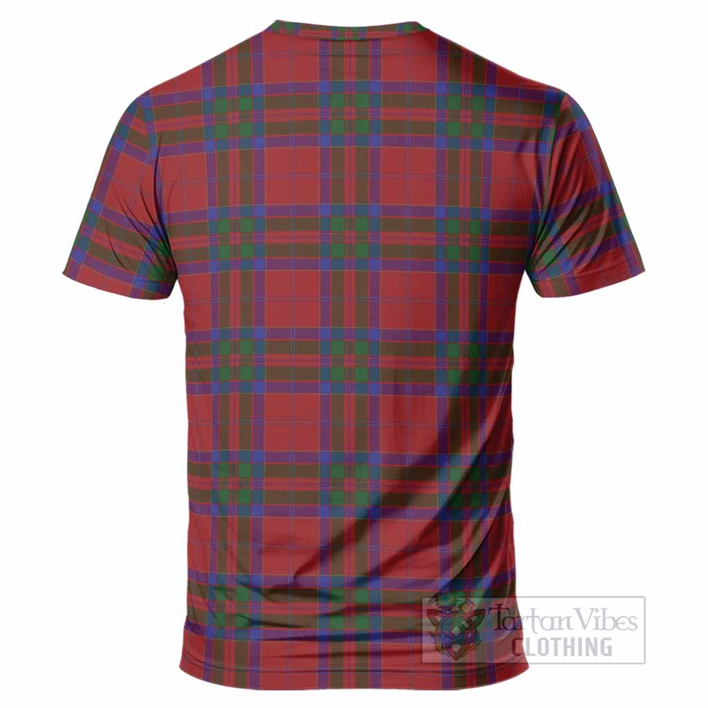 MacGillivray (McGillivray) Tartan Crest T-Shirt Ferocious Lion Style