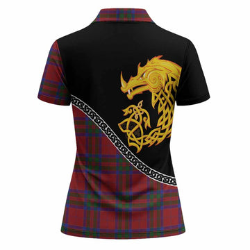 MacGillivray (McGillivray) Tartan Crest Women Polo Shirt Legendary Dragon Knot Half Style
