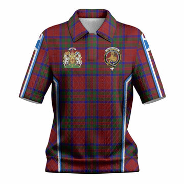 MacGillivray (McGillivray) Tartan Crest Women’s Polo Sweater Top Scotland Coat of Arm Flag Style