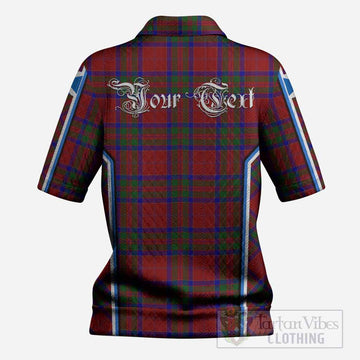 MacGillivray (McGillivray) Tartan Crest Women’s Polo Sweater Top Scotland Coat of Arm Flag Style