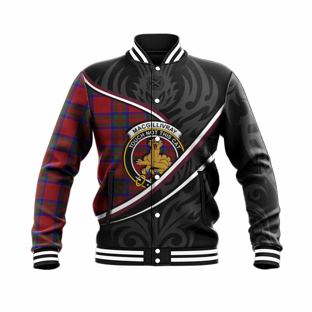 MacGillivray (McGillivray) Tartan Family Crest Baseball Jacket Celtic Scottish Thistle Floral - Tartan Vibes Clothing