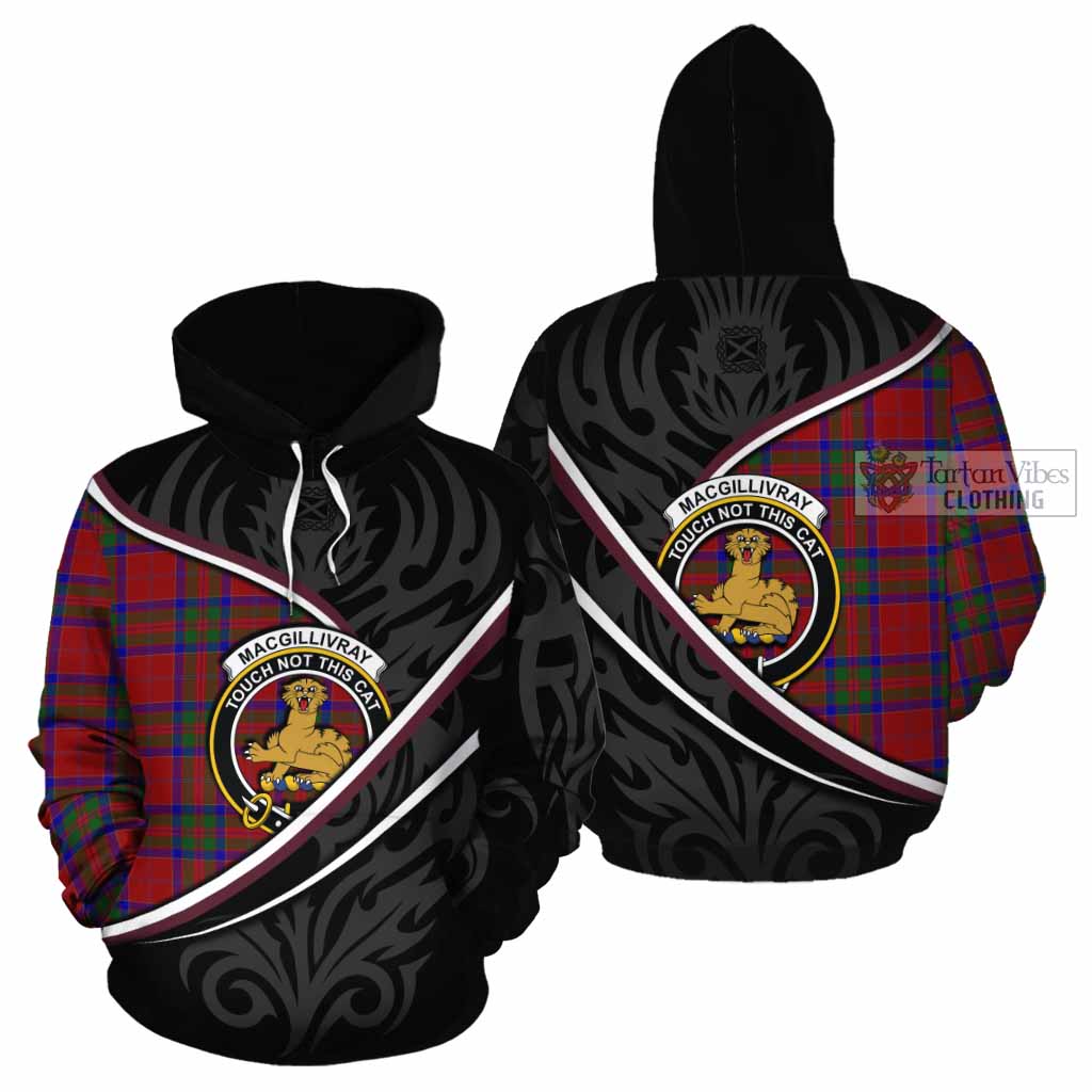 MacGillivray (McGillivray) Tartan Family Crest Cotton Hoodie Celtic Scottish Thistle Floral - Tartan Vibes Clothing