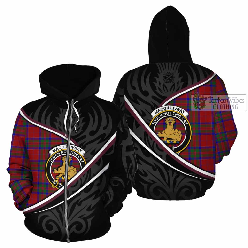 MacGillivray (McGillivray) Tartan Family Crest Cotton Hoodie Celtic Scottish Thistle Floral - Tartan Vibes Clothing