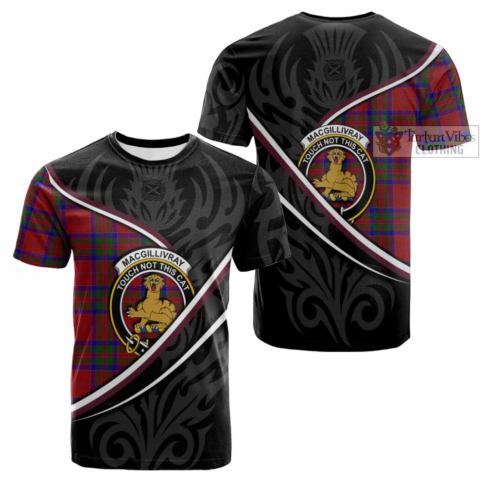 MacGillivray (McGillivray) Tartan Family Crest Cotton T-shirt Celtic Scottish Thistle Floral - Tartan Vibes Clothing