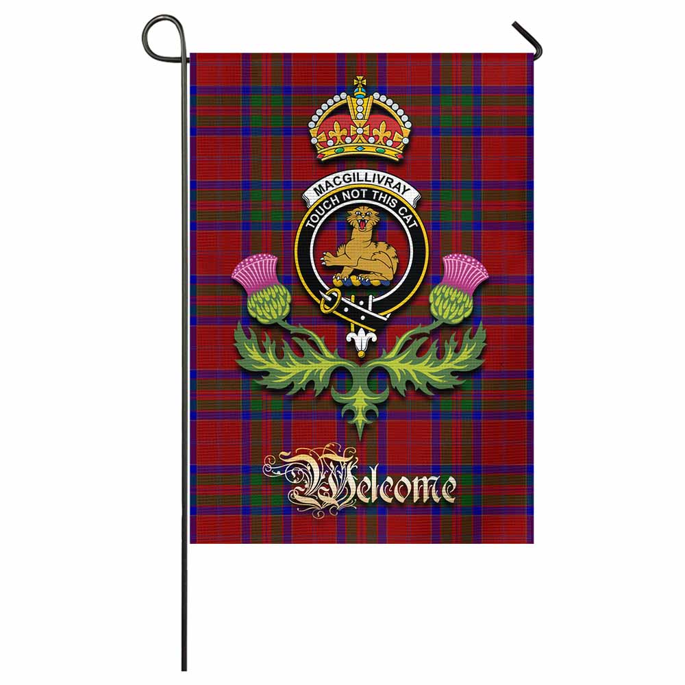 MacGillivray (McGillivray) Tartan Family Crest Garden Flag Royal Thistle Welcome Style - Tartan Vibes Clothing
