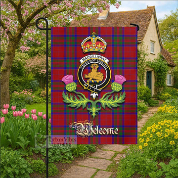 MacGillivray (McGillivray) Tartan Family Crest Garden Flag Royal Thistle Welcome Style