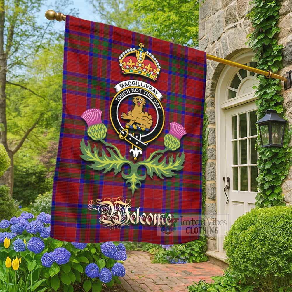 MacGillivray (McGillivray) Tartan Family Crest Garden Flag Royal Thistle Welcome Style - Tartan Vibes Clothing