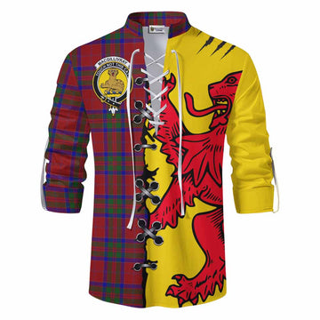 MacGillivray (McGillivray) Tartan Family Crest Ghillie Kilt Shirt Lion Rampant Honor