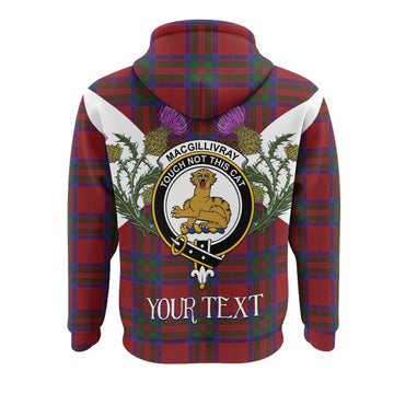 MacGillivray (McGillivray) Tartan Family Crest Hoodie Scottish Burns Night Thistle Floral